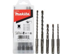 Набор буров SDS-Plus MAKITA 5 шт. (5, 6, 8x110, 6, 8x160)