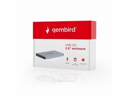 Бокс для жесткого диска Gembird EE2-U3S-3-GR (серый)