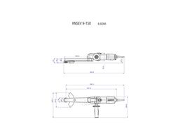 Шлифователь швов Metabo KNSE 9-150 Set
