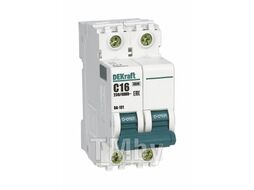 Автоматический выключатель DEKraft 2Р 10А C ВА-101 4,5кА Schneider Electric 11065DEK
