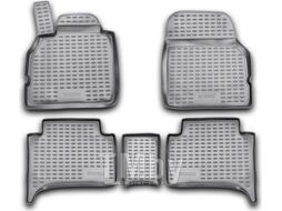 Комплект резиновых автомобильных ковриков в салон RENAULT Scenic (II) 2003-2009, 5 шт. (полиуретан) ELEMENT NLC4109210