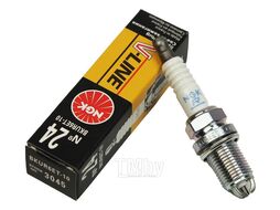 Свеча зажигания BKUR6ET-10 (к-т 4шт) (V-Line 24) Audi 80, 100, A2, A3, A4, A6, A8, VW, Skoda, Seat NGK 3045#4