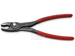 Клещи захватные TwinGrip, 4 - 22 мм, L-200 мм, чернённые, 2-комп. рукоятки KNIPEX 8201200