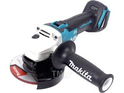 УШМ (болгарка) аккумуляторная MAKITA DGA 504 RME в чем. (18.0 В, 2 акк., 4.0 А/ч, Li-Ion, диск 125х22.0 мм, вибро)