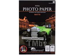 Матовая фотобумага для струйной печати Revcol 180 г/м.кв. 10х15 пачка 100 л.