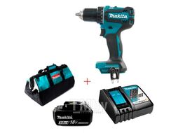 Дрель- шуруповерт аккум MAKITA DDF 485 RFB (DDF 485 Z + BL1830B + DC18RC + Сумка 831271-6) MAKITA DDF485RFB