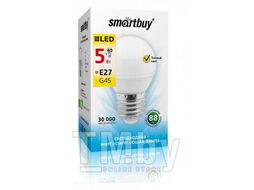 Светодиодная (LED) Лампа Smartbuy-G45-07W/3000/E27