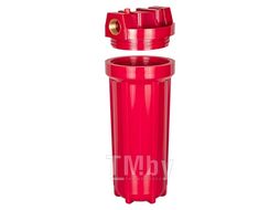 Корпус магистрального фильтра резьба 3/4", из УСИЛЕННОГО ПОЛИПРОПИЛЕНА, без картриджа Аквабрайт АБФ-ГОР-34
