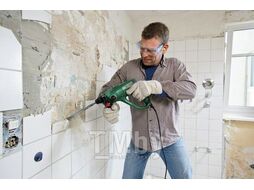 Перфоратор BOSCH PBH 2100 RE в чем. + набор оснастки (550 Вт, 1.7 Дж, 3 реж., патрон SDS-plus, вес 2.2 кг) (06033A9302)