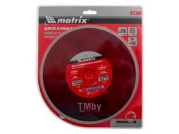 Диск алмазный отрезной сплошной, 230 х 25,4 мм, влажная резка MATRIX Professional 73192