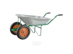 Тачка садовая, два колеса, грузоподъемность 170 кг, объем 78 л Palisad 689225