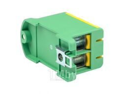 Клемма силовая вводная двойная КСВ 16-95 желто-зеленая EKF plc-kvs2-16-95-y-green
