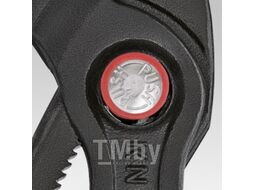 Клещи переставные COBRA QuickSet с фиксатором, быстрая установка, 50 мм (2"), под ключ 46 мм, L-250 мм, Cr-V, серые, облив. рукоятки KNIPEX 8721250