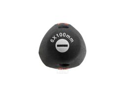 Отвертка шлицевая SL6X100 мм RAGE 391102