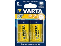 Батарейка 2шт VARTA LONGLIFE 2D LR20