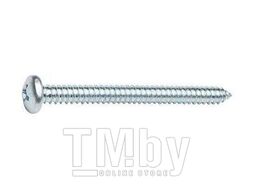 Шуруп 6,3x70 мм полусф.головка, белый цинк DIN 7981 (500шт.) (STARFIX)