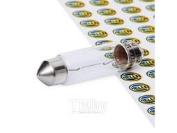 Лампа накаливания 10шт в упаковке 12V 10W SV8,5-8 Standard (стандартные характеристики) HELLA 8GM002091-131