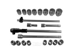 Набор инструментов 21 пр: 3/4 inch, 12 гр: 19, 21, 22, 23, 24, 26, 27, 29, 30, 32, 35, 36, 38, 41, 46, 50 мм JBM 53398
