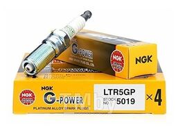 Свеча зажигания G-Power (платиновая) 5019 (аналог TR5B-13) NGK LTR5GP