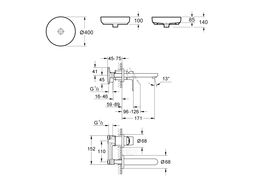 Комплект 2 в 1 Lavinia Boho Bathroom Sink Slim 21510181 (состоит из 33311005, 20474000)