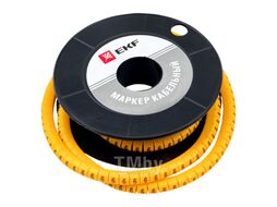 Маркер кабельный 1,5 мм2 "6" (1000 шт.) (ЕС-0) EKF PROxima plc-KM-1.5-6