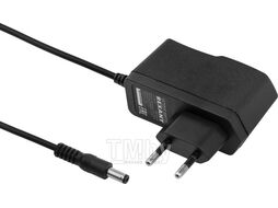 Источник питания 12V, 12W с DC разъемом подключения 5,5х2,1 без влагозащиты (IP23) REXANT