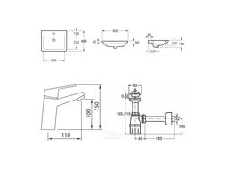 Комплект 3 в 1 Lavinia Boho Bathroom Sink 21510252 (состоит из 33312009, 99823, 103927)