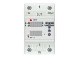 Реле напряжения и тока с дисплеем MRVA 50A EKF PROxima MRVA-50A