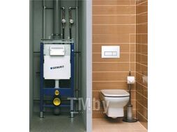 Инсталляция Geberit Duofix для подвесного унитаза 50х112х12 (кнопка смыва Delta 21) (458.122.21.1)