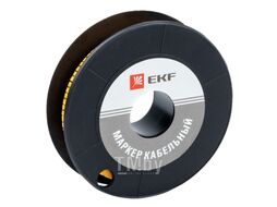 Маркер кабельный 4,0 мм2 "1" (500 шт.) (ЕС-2) EKF PROxima plc-KM-4-1