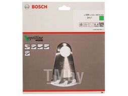 Диск пильный 180х30 мм 24 зуб. по дереву OPTILINE WOOD BOSCH (твердоспл. зуб)