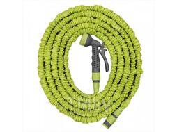 Шланг поливочный растягивающийся 5-15м + пистолет TRICK HOSE (lime) Bradas WTH515GR