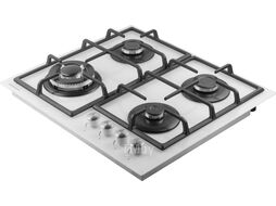 Панель варочная газовая NORMANN BHG-6450A (белый) (4 конф.; WOK; закал.стекло; газ-контроль; пьезоподжиг; чугун.реш.)