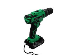 Дрель-шуруповерт аккумуляторная ударная Green Impact 21V Zitrek 063-4044