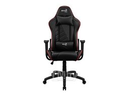 Кресло компьютерное AeroCool AC110 AIR (черный/красный)
