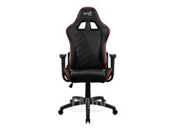 Кресло компьютерное AeroCool AC110 AIR (черный/красный)