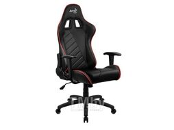 Кресло компьютерное AeroCool AC110 AIR (черный/красный)