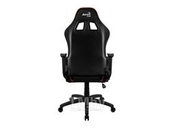 Кресло компьютерное AeroCool AC110 AIR (черный/красный)