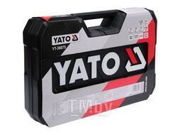 Набор инструмента 1/2", 3/8", 1/4" (126пр.) CrV Yato YT-38875