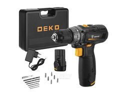 Дрель-шуруповерт аккумуляторная GCD12DU3 SET6 Deko 063-4007