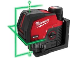 Аккумуляторный линейно-точечный лазерный нивелир M12 CLLP-0C MILWAUKEE 4933478101