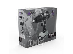 Дрель аккумуляторная HIPER HCD18C KIT (с 2-мя АКБ, кейс)