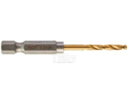 Сверло по металлу RedHEX HSS-G TiN. 3мм (10шт) MILWAUKEE 4932478176
