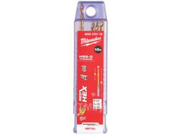Сверло по металлу RedHEX HSS-G TiN. 3мм (10шт) MILWAUKEE 4932478176