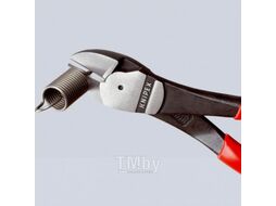 Бокорезы особой мощности, L-140 мм, чёрные, 2-комп. рукоятки (KNIPEX)