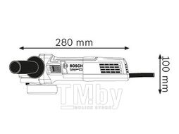 Одноручная углошлифмашина BOSCH GWS 9-125 S в кор. (900 Вт, диск 125х22 мм, регул. об.)