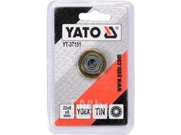 Ролик режущий запасной 22х6х6мм для плиткореза YG6X, TIN Yato YT-37151
