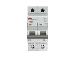 Выключатель автоматический AV-6 2P 63A (C) 6kA EKF AVERES