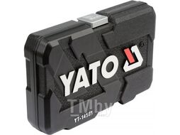 Набор инструмента 1/4" (56пр.) CrV Yato YT-14501