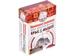 Отрава от грызунов (зерновая приманка), 100 г, HELP